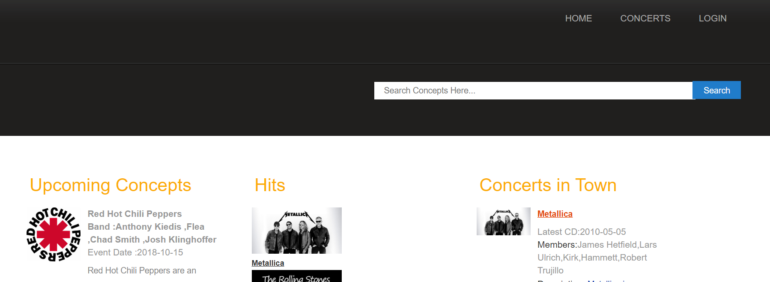 CONCERT TICKET RESERVATION SYSTEM IN PHP, CSS, JAVASCRIPT, AND MYSQL _CodeProjectz