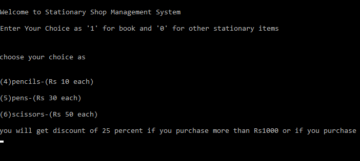 Stationary Shop Management System In C Programming With Source Code