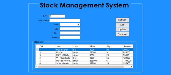 Stock Management System In VB.NET With Source Code_Feature Image