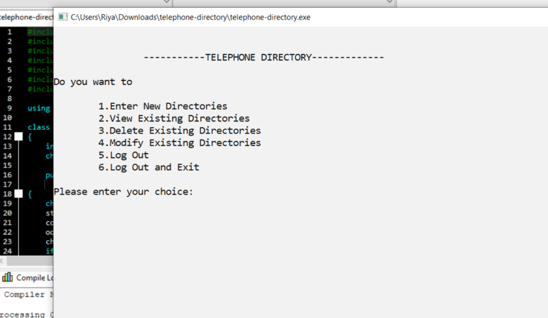 Telephone Directory In C++ With Source Code_Feature Image