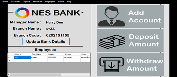 Bank Management System In VB.NET With Source Code