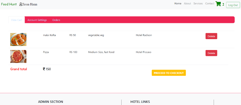 Online Food Ordering System In PHP With Source Code