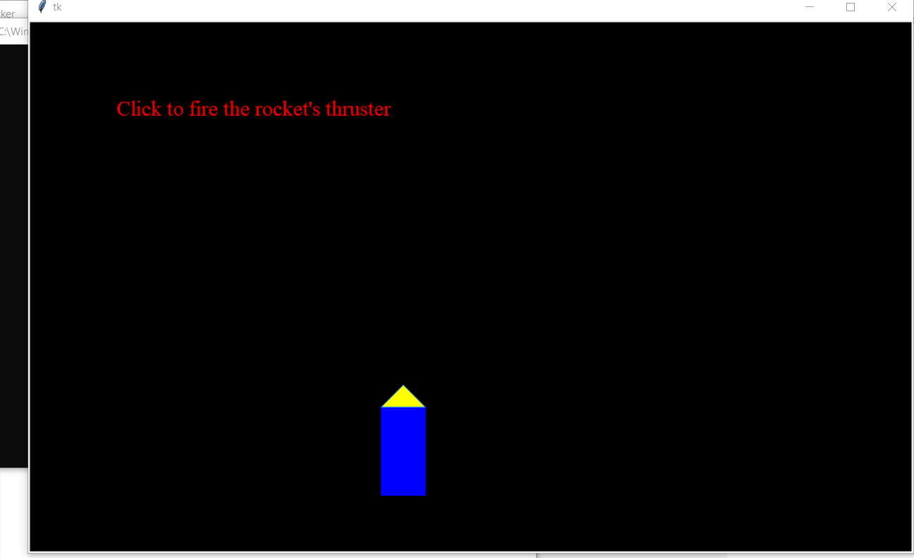 Rocket Clicker Game In Python With Source Code