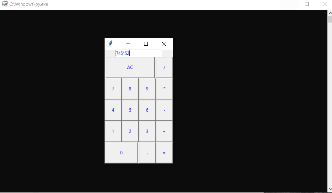 Simple Calculator in Python With Source Code