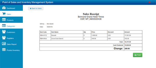 Point of Sales And Inventory Management System In PHP With Source Code