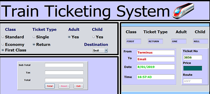 Simple Ticketing System In Java With Source Code