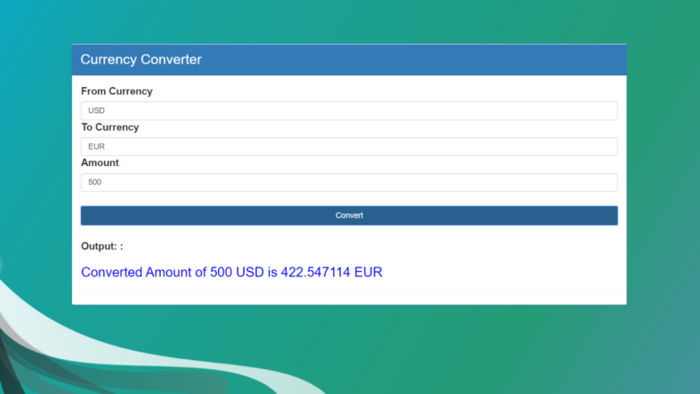 Simple Currency Converter In JavaScript With Source Code